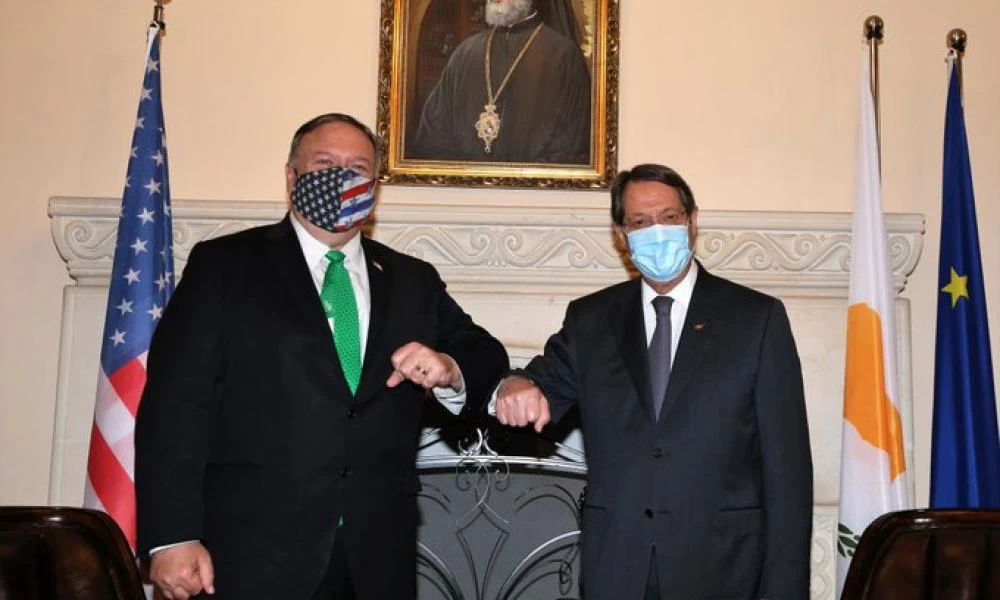 Κύπρος: Στο Προεδρικό Μέγαρο ο Πομπέο - Ξεκινούν οι επαφές με ΠτΔ και Χριστοδουλίδη - Βίντεο